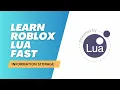 Lets Learn Roblox Lua Pt 1 Variables Tables Values Attributes