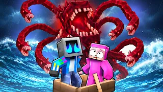 Eaten by the LEVIATHAN in Minecraft!