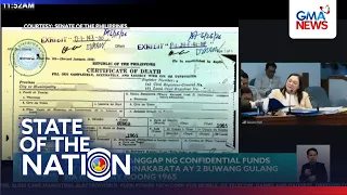 The VP on Trial Day 22: Dead 2-month-old among names of confidential fund recipients—PSA | SONA