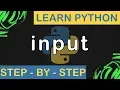 Comments and Input in Python - Python Step By Step