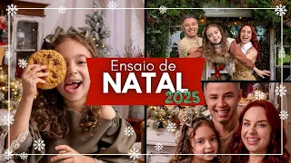 ROTINA EM FAMÍLIA - Dia de fotos de Natal | Família Simões