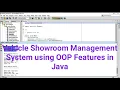 Vehicle Showroom Management System using OOP Features in Java