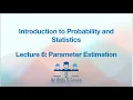 Intro to Probability and Statistics Lec Parameter Estimation Maximum Likelihood Estimation