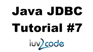 Java JDBC Tutorial - Part 7 JDBC Transactions with MySQL
