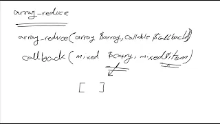 reduce - array example solved in PHP