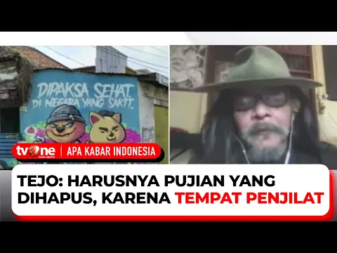 Sujiwo: Mural Bisa Dihapus Tapi  \"TUHAN AKU LAPAR\" Semakin Menempel di Orang