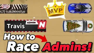 How to race with ADMINS Nitro Type