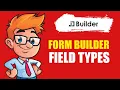 Form Builder Element Field Types in JD Builder