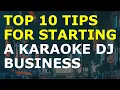 Lagu How to Start a Karaoke DJ Business | Free Karaoke DJ Business Plan Template Included