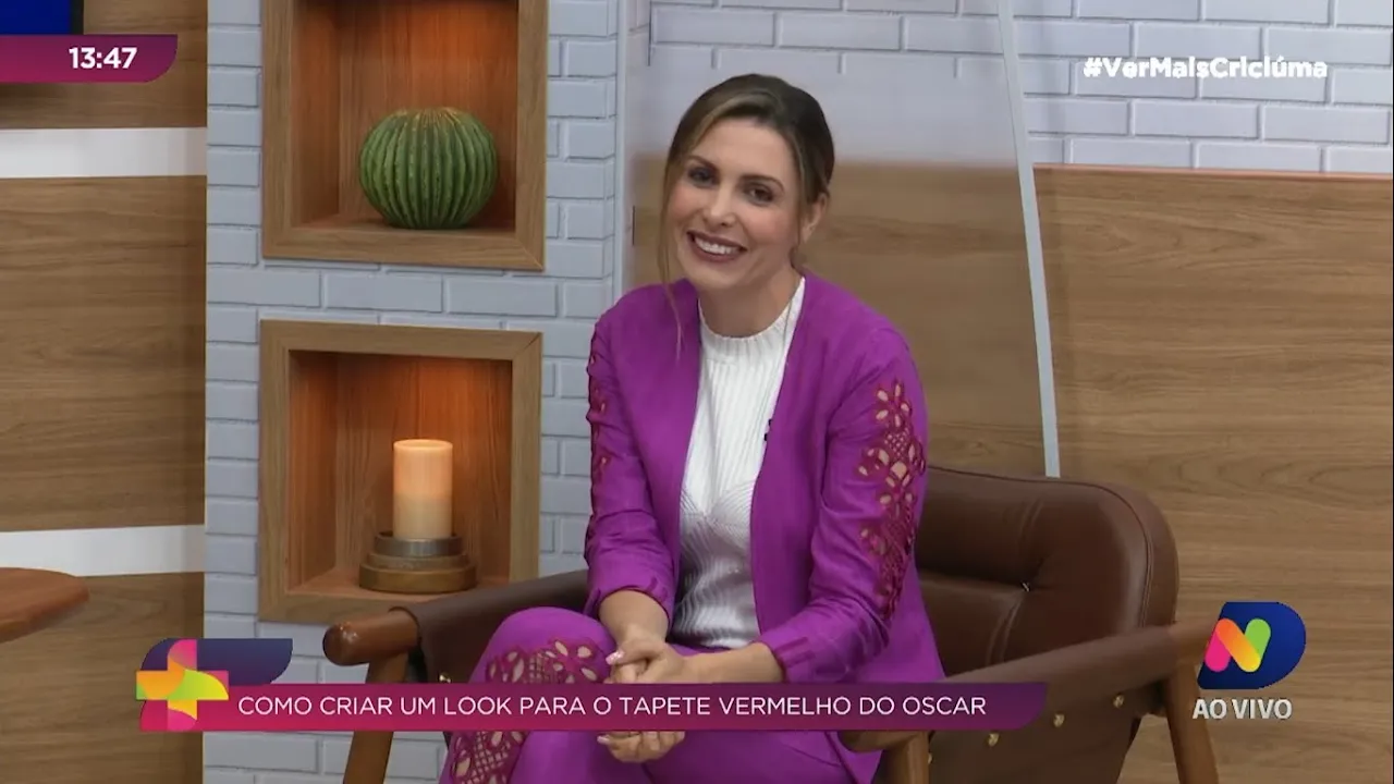 Estilista criciumense cria look para a cerimônia do Oscar