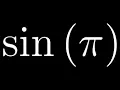 Compute sin pi by Hand without a Calculator by using the Unit Circle