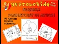 YESCOLORING Nations Flowers Best Complete List 195