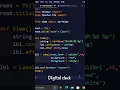 python projects create a digital clock using python tkinter