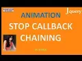 jQuery 6 ANIMATION STOP CALLBACK CHAINING IN HINDI