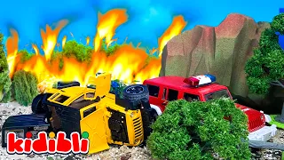 Oyuncak arabalar ormanda alev alıyor 👩‍🚒🔥