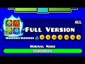 Download Lagu ALL FULL VERSION LEVEL 1~43 All Coin | GEOMETRY DASH 1.0 ~ 2.2 + Meltdown + World + SubZero
