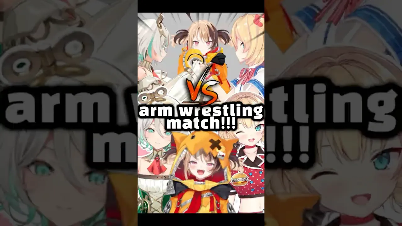 Who’s the Strongest Idol?! ARM WRESTLING TIME ??@holoen_ceciliaimmergreen @holoen_gigimurin