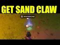 how to get the sand claw in lego fortnite