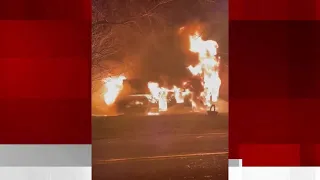 Family dogs killed in morning fire in Steuben County Angola Fire Department says