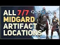 All Midgard Artifact Locations God of War Ragnarok