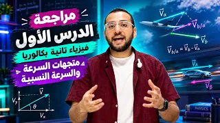 مراجعة الدرس الاول في    دقائق   الدرس الاول فيزياء تانية بكالوريا      دندنها