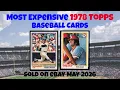 1978 Topps Most Expensive eBay Sales Baseball Cards May 2026