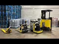 Warehouse Jacks and Forklifts We Use Hyster