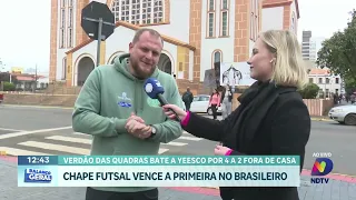 Chape conquista a primeira vitória no Campeonato Brasileiro de Futsal