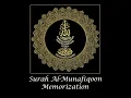 Download Lagu Surah Al-Munafiqoon Memorization (part 1) ayat 1-3