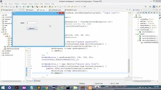 delete data jframe