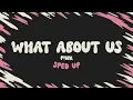 Download Lagu P!nk - What About Us (sped up + lyrics)