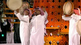 دحوم الطلاسي يحيي الحفل بأغنية ارحبوا ثم ارحبوا 