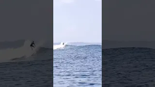 This is why we have a boat – for sessions like this!! 🏄‍♀️🤙 #sailingfamily #boatlife #waves #surf