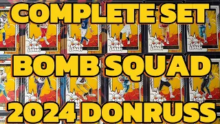 COMPLETE SET 2025 DONRUSS BOMB SQUAD