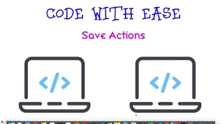 Save Actions in Java Editor