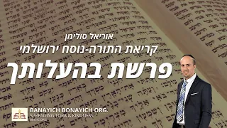 Uriel S Keriath Parashath Beha Alothekha אוריאל סולימן קריאת פרשת בהעלותך נוסח ירושלמי 