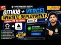 GitHub Vercel Website Deployment Complete A to Z Tutorial 2026