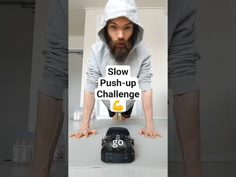slow push-ups challenge #asmr
