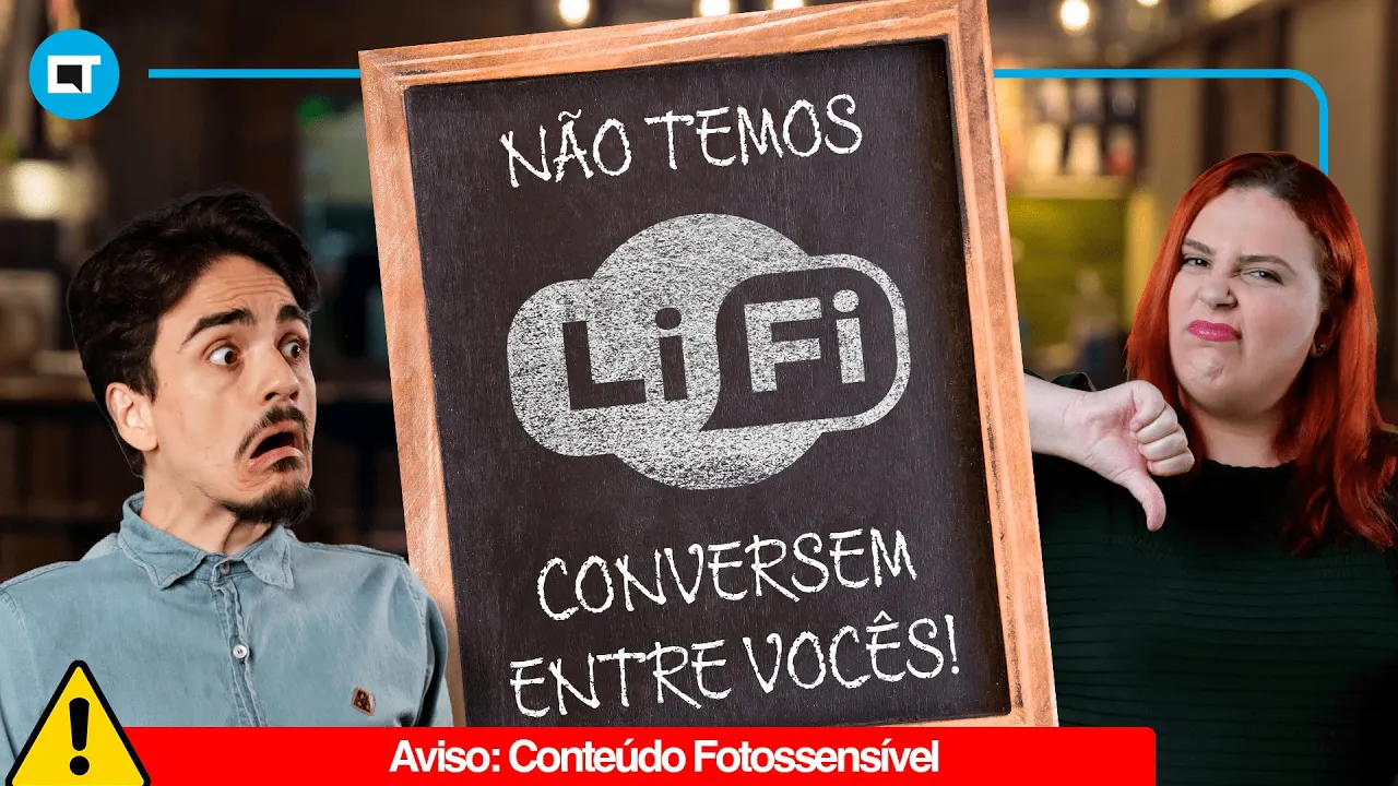 Li-Fi: A internet que NÃO atravessa paredes e é mais Segura que o Wi-Fi.