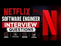 Netflix Software Engineer Interview Questions