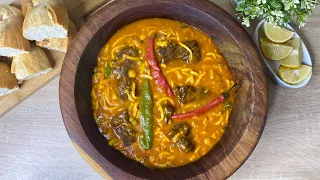 رشتة رشدة البرمة المقطع من الثرات الليبي مع معلومات لنجاح العجينة 