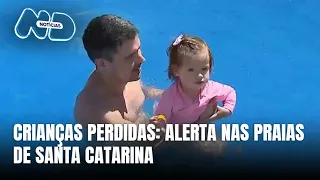 Casos de crianças perdidas nas praias de SC crescem 60%