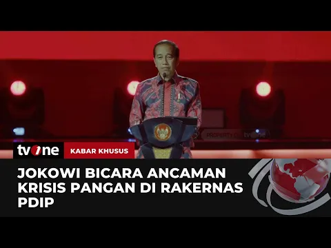 Jokowi Singgung Ketahanan Pangan di Tengah Ancaman Perubahan Iklim