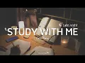 2-HOUR STUDY WITH ME | Calm Piano🎹, Rain sounds🌧️ | Pomodoro 50/10 | Late night