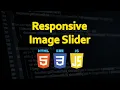 How to Create Responsive Image Slider with Html CSS and JavaScript
