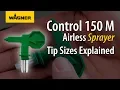 WAGNER Control 150 M - Tip Sizes Explained