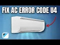 FIX Daikin AC Error Code U4 EASY GUIDE