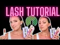 LASH TUTORIAL using Dollar Tree Makeup Beginner-Friendly 2 Techniques