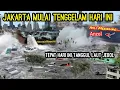 tepat hari ini, tanggul Laut jakarta jebol, banjir rob Ancol, jakut \u0026 pantai Mutiara,18/11/2025