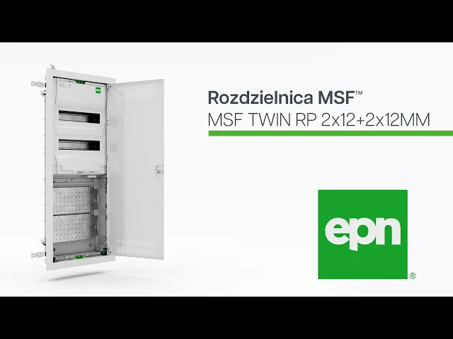 Coffret COMBINÉ encastré MSF 1x12 + LV3 avec porte métallique ventilée EPN, 2015-01S